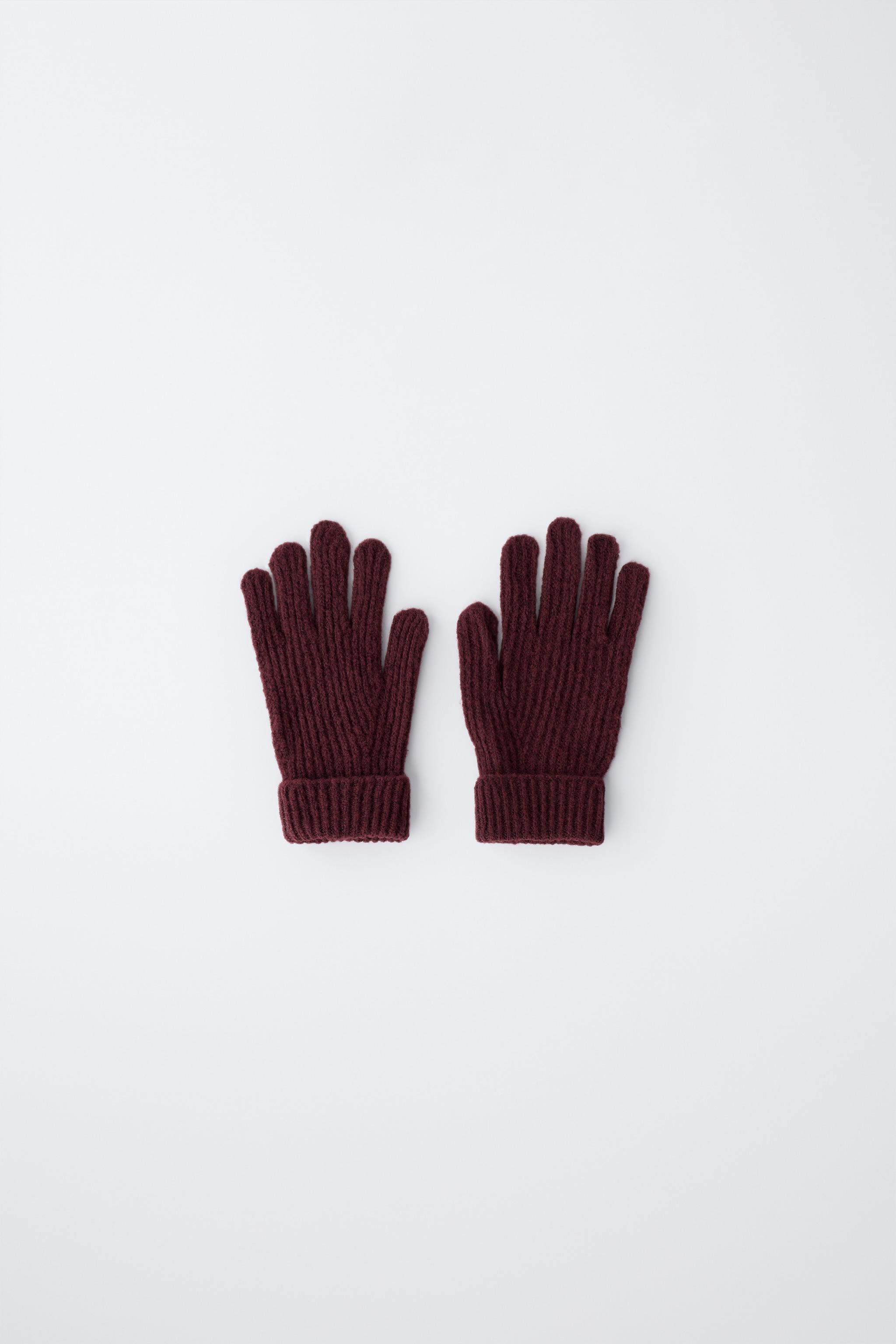 GANTS EN MAILLE LISSE